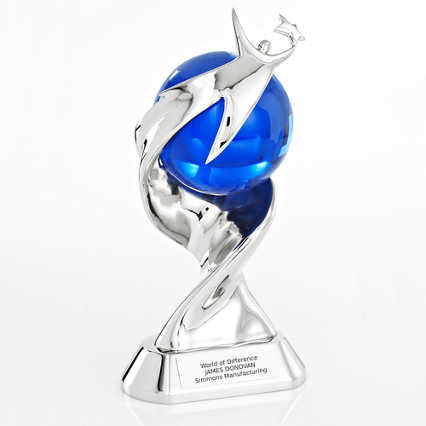Elite Time to Shine Trophy - You Make a World of Difference